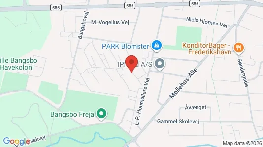 Apartments for rent i Frederikshavn - kort over placeringen