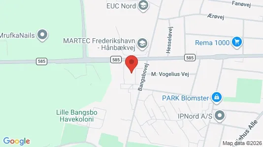 Apartments for rent i Frederikshavn - kort over placeringen