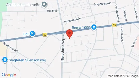 Apartments for rent i Frederikshavn - kort over placeringen