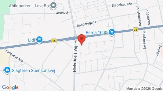 Apartments for rent i Frederikshavn - kort over placeringen
