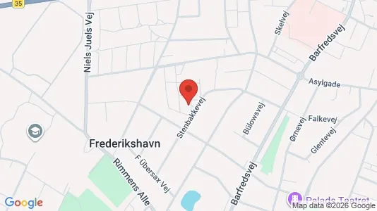 Apartments for rent i Frederikshavn - kort over placeringen