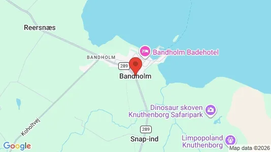 Houses for rent i Bandholm - kort over placeringen