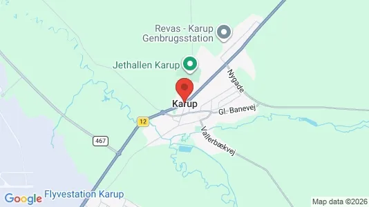 Houses for rent in Karup J - Photo from Google Street View