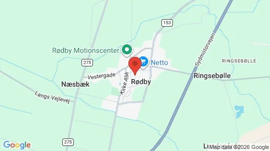 Apartments for rent i Rødby - kort over placeringen