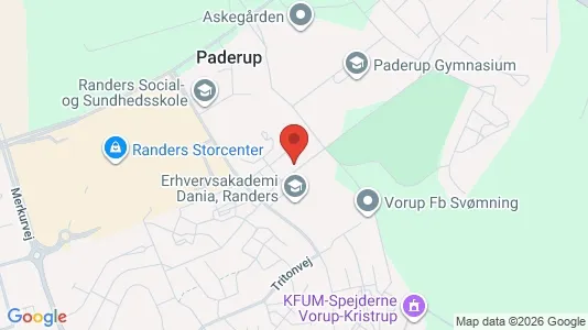Apartments for rent i Randers SØ - kort over placeringen