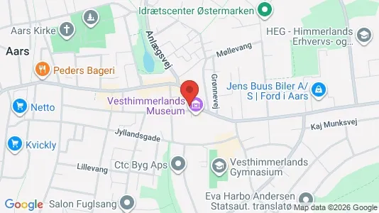 Apartments for rent i Aars - kort over placeringen