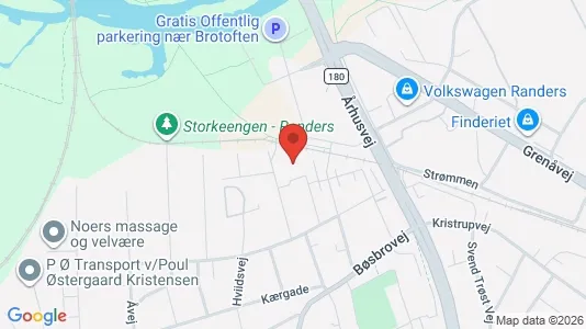 Apartments for rent i Randers SV - kort over placeringen