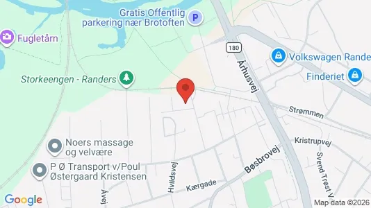 Apartments for rent i Randers SV - kort over placeringen