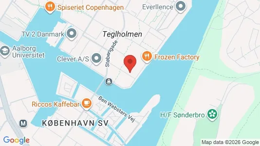 Apartments for rent i Copenhagen SV - kort over placeringen