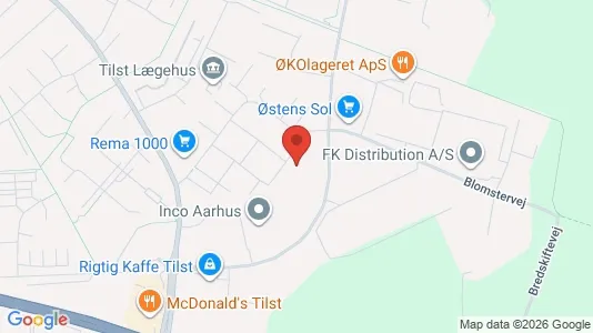 Apartments for rent i Risskov - kort over placeringen