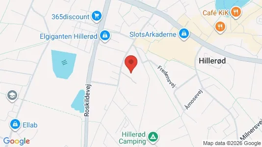 Apartments for rent i Hillerød - kort over placeringen