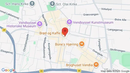 Apartments for rent i Hjørring - kort over placeringen