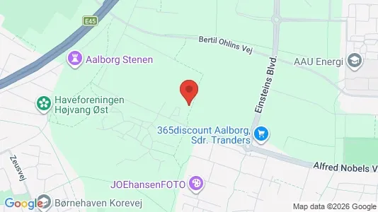 Apartments for rent i Aalborg Øst - kort over placeringen