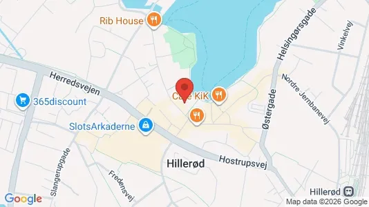 Apartments for rent i Hillerød - kort over placeringen