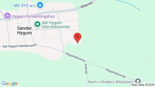 Apartments for rent i Rødding - kort over placeringen