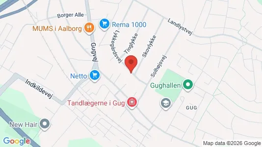 Apartments for rent i Aalborg SØ - kort over placeringen