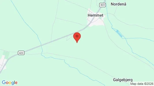 Houses for rent i Hemmet - kort over placeringen