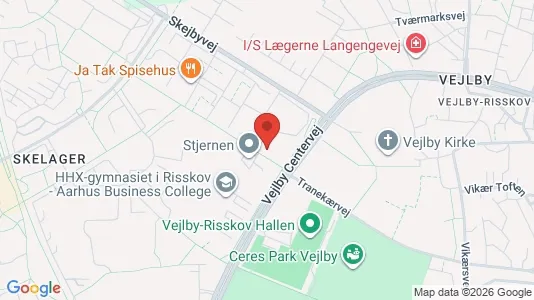 Apartments for rent i Risskov - kort over placeringen