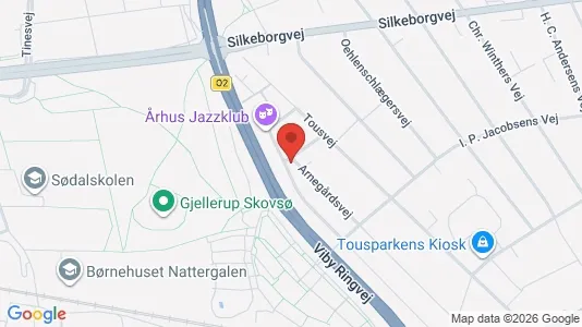 Apartments for rent i Åbyhøj - kort over placeringen