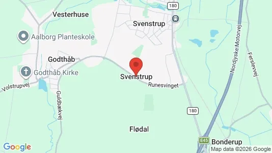 Houses for rent i Svenstrup J - kort over placeringen