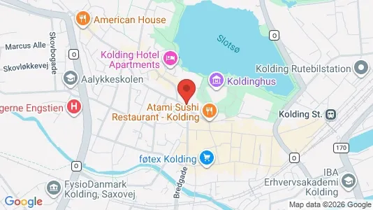 Apartments for rent i Kolding - kort over placeringen