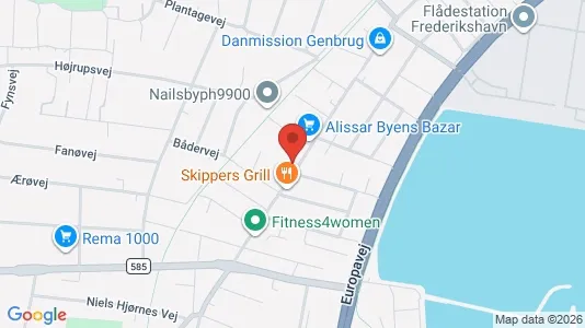 Apartments for rent i Frederikshavn - kort over placeringen