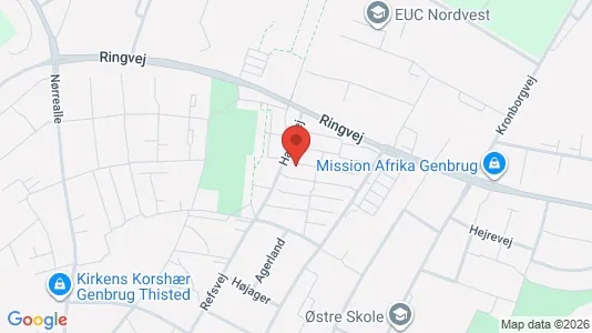 Apartments for rent i Thisted - kort over placeringen