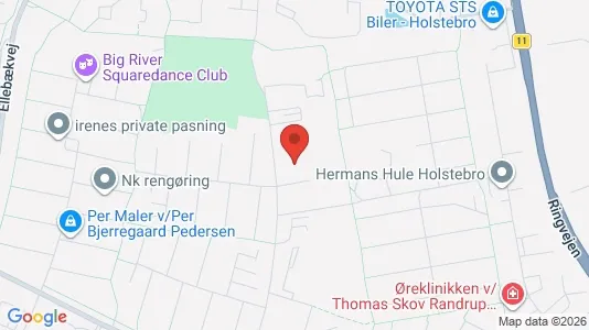Apartments for rent i Holstebro - kort over placeringen