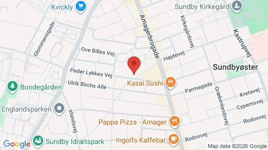 Apartments for rent i Copenhagen S - kort over placeringen