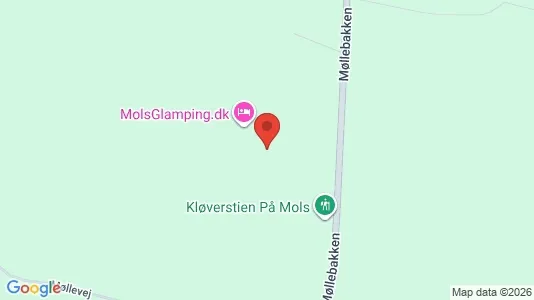 Apartments for rent i Knebel - kort over placeringen
