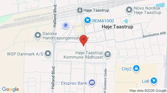 Apartments for rent i Taastrup - kort over placeringen