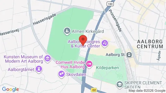 Apartments for rent i Aalborg Center - kort over placeringen