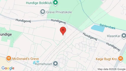 Apartments for rent i Greve - kort over placeringen