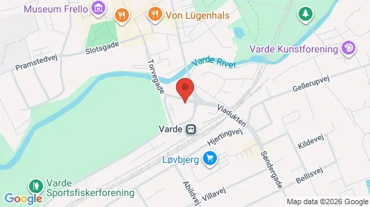 Apartments for rent i Varde - kort over placeringen