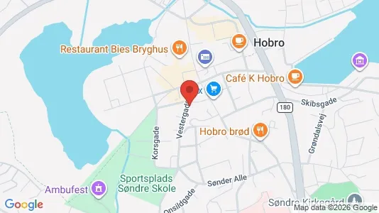 Apartments for rent i Hobro - kort over placeringen