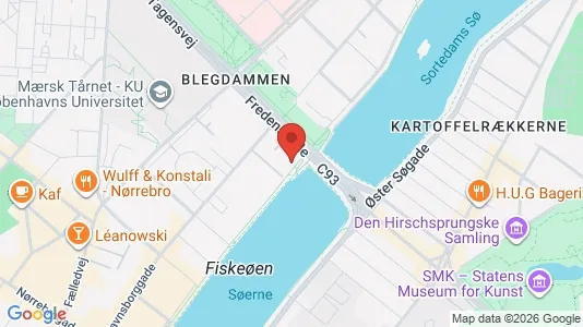 Apartments for rent i Nørrebro - kort over placeringen
