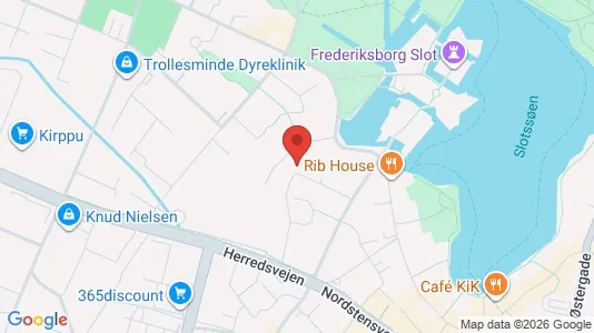 Apartments for rent i Hillerød - kort over placeringen