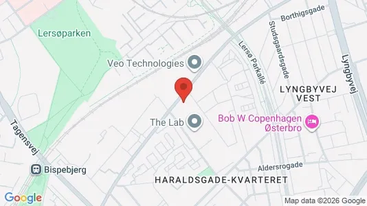Apartments for rent i Nørrebro - kort over placeringen