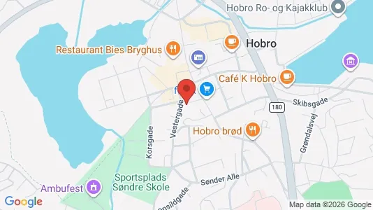 Apartments for rent i Hobro - kort over placeringen
