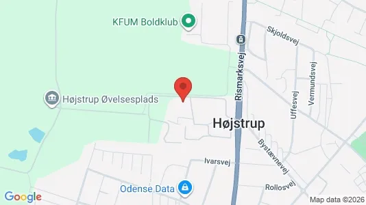 Apartments for rent i Odense V - kort over placeringen