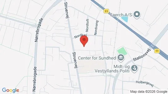 Apartments for rent i Holstebro - kort over placeringen