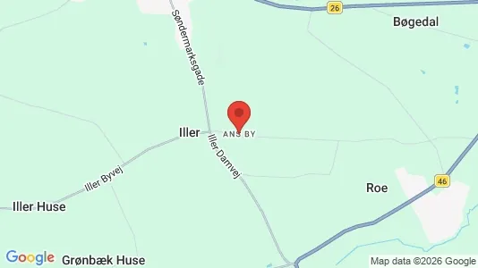 Houses for rent i Ans By - kort over placeringen