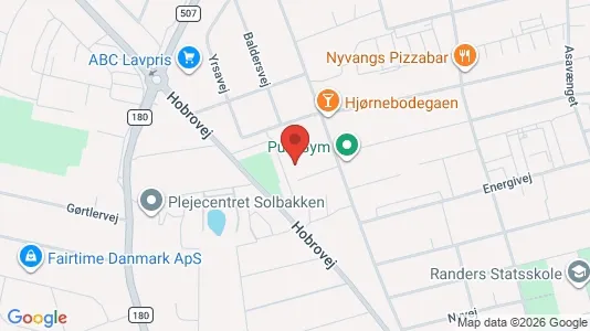 Apartments for rent i Randers NV - kort over placeringen