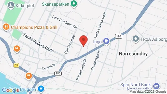 Apartments for rent i Nørresundby - kort over placeringen