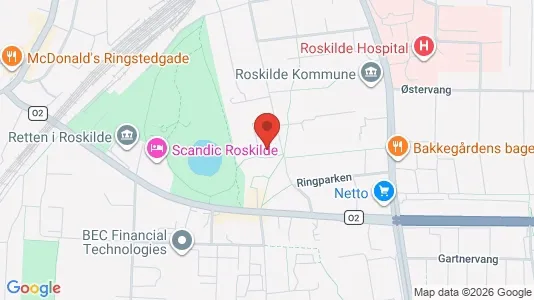 Apartments for rent i Roskilde - kort over placeringen