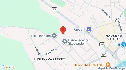 Apartments for rent i Hadsund - kort over placeringen