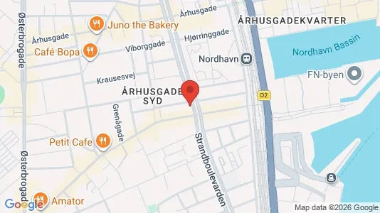 Apartments for rent i Østerbro - kort over placeringen