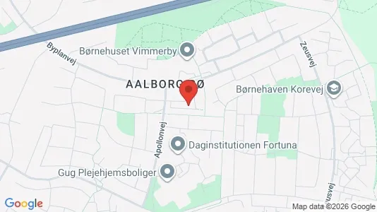 Apartments for rent i Aalborg SØ - kort over placeringen