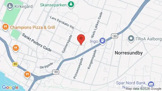 Apartments for rent i Nørresundby - kort over placeringen