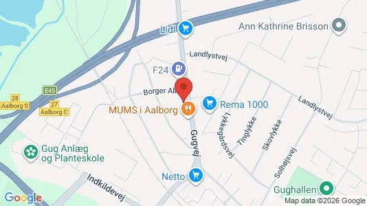 Apartments for rent i Aalborg SØ - kort over placeringen
